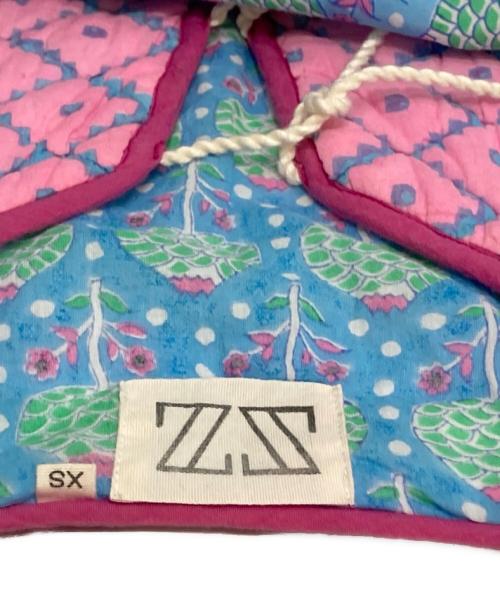 SZ Blockprints（エスゼットブロックプリント）SZ Blockprints (エスゼットブロックプリント) Cotton Phool Print Dress ワンピース ブルー サイズ:XSの古着・服飾アイテム