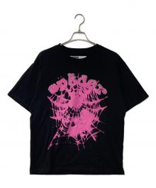 SP5DER（スパイダー）の古着「プリントTシャツ」｜ブラック