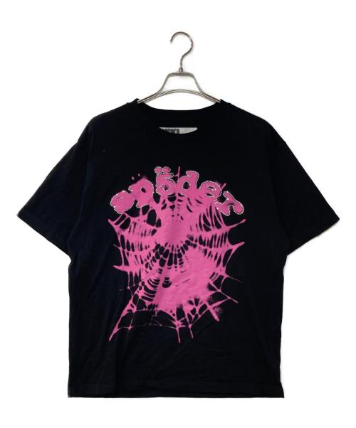 SP5DER（スパイダー）SP5DER (スパイダー) プリントTシャツ ブラック サイズ:Mの古着・服飾アイテム
