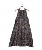 Jean Paul GAULTIERジャンポールゴルチェ）の古着「まち針柄ノースリーブワンピース」｜レッド×ブルー