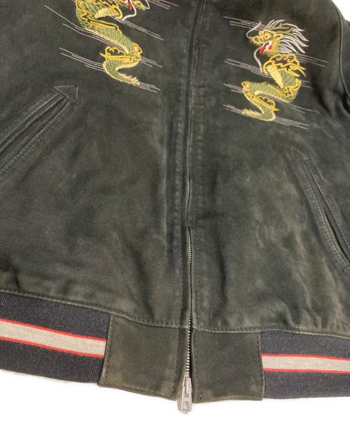 COVERT（コーベルト）COVERT (コーベルト) ゴートスエードパデッドスーベニアジャケット ブラック サイズ:48の古着・服飾アイテム