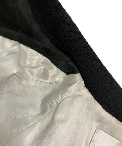 COVERT（コーベルト）COVERT (コーベルト) ゴートスエードパデッドスーベニアジャケット ブラック サイズ:48の古着・服飾アイテム