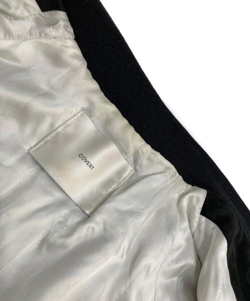 COVERT（コーベルト）COVERT (コーベルト) ゴートスエードパデッドスーベニアジャケット ブラック サイズ:48の古着・服飾アイテム