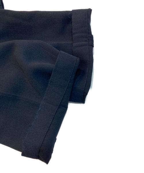 DRIES VAN NOTEN（ドリスヴァンノッテン）DRIES VAN NOTEN (ドリスヴァンノッテン) ウールブレンドタックスラックス　3952-1709 ネイビー サイズ:46の古着・服飾アイテム