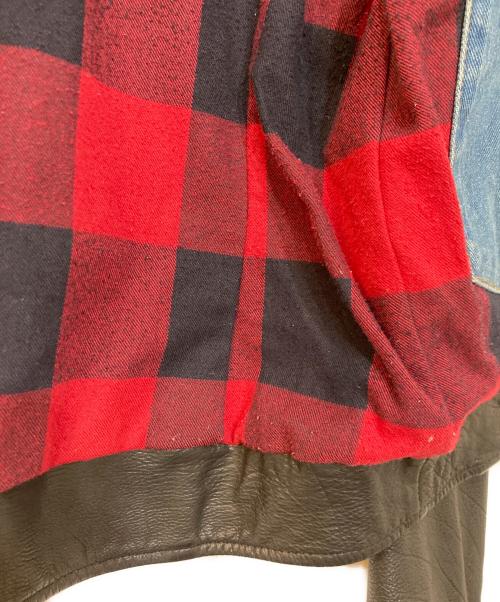 DIESEL（ディーゼル）DIESEL (ディーゼル) カウレザーダブルライダース ブラック サイズ:XSの古着・服飾アイテム