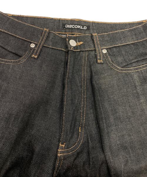 DISCONT'D（ディスコント）DISCONT'D (ディスコント) Indigo Selvedge Baggy Denim セルビッジ バギー デニム インディゴ サイズ:28の古着・服飾アイテム