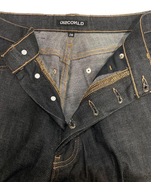DISCONT'D（ディスコント）DISCONT'D (ディスコント) Indigo Selvedge Baggy Denim セルビッジ バギー デニム インディゴ サイズ:28の古着・服飾アイテム