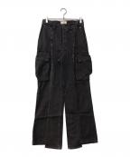 Vuja Deヴジャデ）の古着「Diviser Cargo Pants デニム カーゴパンツ」｜ブラック