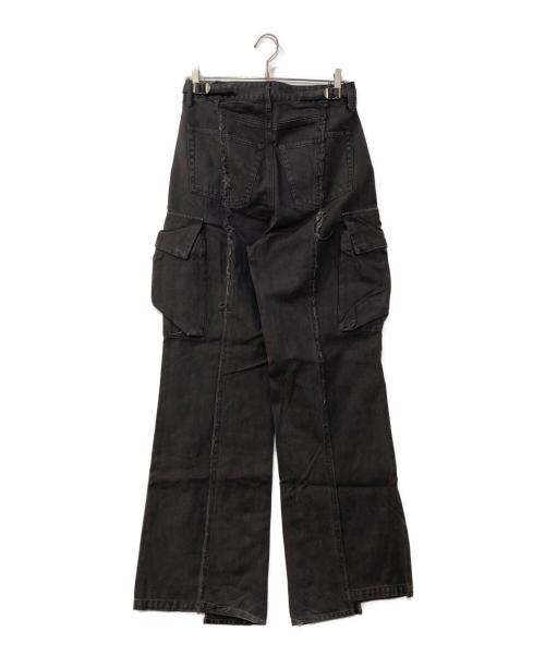 Vuja De（ヴジャデ）VUJA DE (ヴジャデ) Diviser Cargo Pants デニム カーゴパンツ ブラック サイズ:XSの古着・服飾アイテム