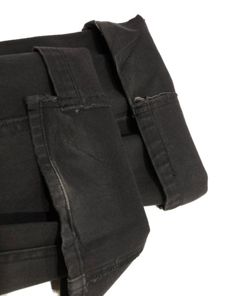 Vuja De（ヴジャデ）VUJA DE (ヴジャデ) Diviser Cargo Pants デニム カーゴパンツ ブラック サイズ:XSの古着・服飾アイテム