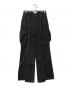 VUJA DE（ヴジャデ）の古着「Diviser Cargo Pants デニム カーゴパンツ」｜ブラック