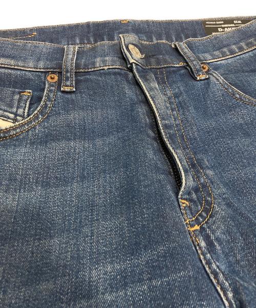 DIESEL（ディーゼル）DIESEL (ディーゼル) Cotton Blend Wide-Leg Jeans　コットンブレンドワイドレッグジーンズ　A02106 インディゴ サイズ:29の古着・服飾アイテム