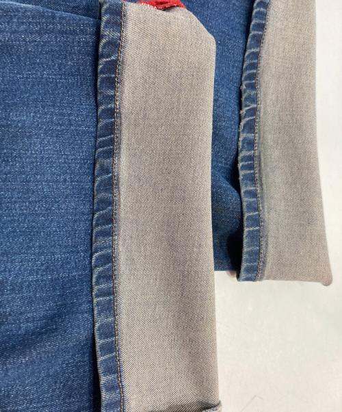 DIESEL（ディーゼル）DIESEL (ディーゼル) Cotton Blend Wide-Leg Jeans　コットンブレンドワイドレッグジーンズ　A02106 インディゴ サイズ:29の古着・服飾アイテム