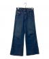 DIESEL（ディーゼル）の古着「Cotton Blend Wide-Leg Jeans　コットンブレンドワイドレッグジーンズ　A02106」｜インディゴ