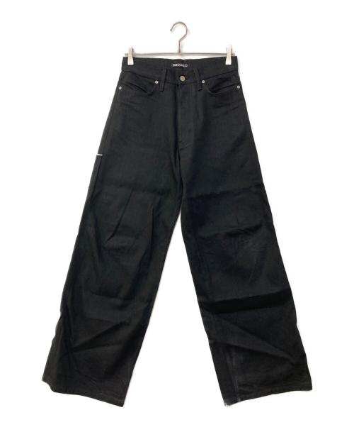 DISCONT'D（ディスコント）DISCONT'D (ディスコント) バギーブラックデニムパンツ ブラック サイズ:28の古着・服飾アイテム