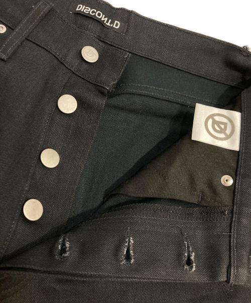 DISCONT'D（ディスコント）DISCONT'D (ディスコント) バギーブラックデニムパンツ ブラック サイズ:28の古着・服飾アイテム