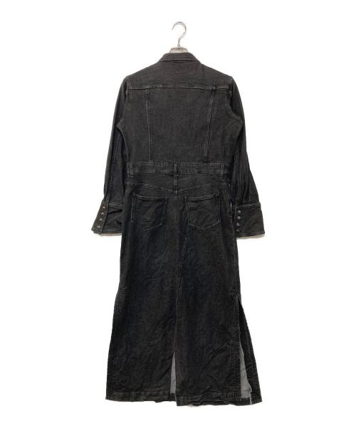 Ameri（アメリ）Ameri (アメリ) I LINE DENIM SHIRT DRESS  デニムワンピース ブラック サイズ:Sの古着・服飾アイテム