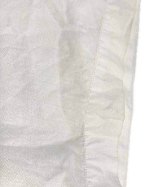 BLACK COMME des GARCONS（ブラックコムデギャルソン）BLACK COMME des GARCONS (ブラックコムデギャルソン) ボンテージシャツ  半袖シャツ ホワイト サイズ:Lの古着・服飾アイテム