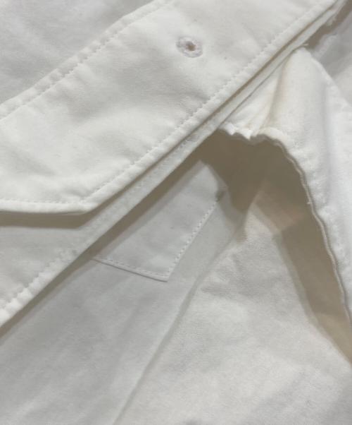 BLACK COMME des GARCONS（ブラックコムデギャルソン）BLACK COMME des GARCONS (ブラックコムデギャルソン) ボンテージシャツ  半袖シャツ ホワイト サイズ:Lの古着・服飾アイテム