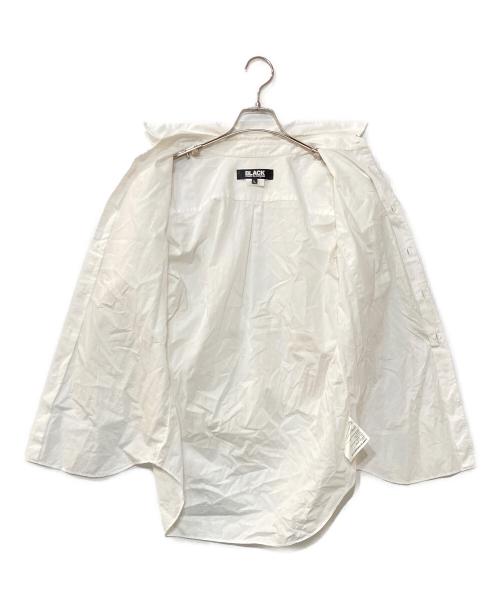 BLACK COMME des GARCONS（ブラックコムデギャルソン）BLACK COMME des GARCONS (ブラックコムデギャルソン) ボンテージシャツ  半袖シャツ ホワイト サイズ:Lの古着・服飾アイテム