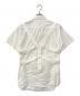 BLACK COMME des GARCONS (ブラックコムデギャルソン) ボンテージシャツ  半袖シャツ ホワイト サイズ:L：10000円