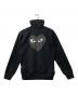 PLAY COMME des GARCONS (プレイコムデギャルソン) Back Printed Black X White Blouson With Black Emblem ハートロゴトラックジャケット ブラック サイズ:L：22000円