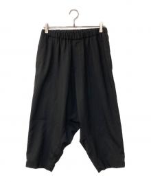 BLACK COMME des GARCONS（ブラックコムデギャルソン）の古着「ドローストリング ワイド サルエル」｜ブラック