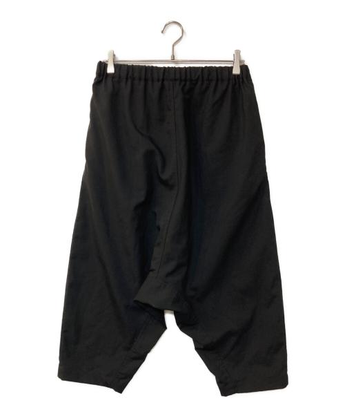 BLACK COMME des GARCONS（ブラックコムデギャルソン）BLACK COMME des GARCONS (ブラックコムデギャルソン) ドローストリング ワイド サルエル ブラック サイズ:Sの古着・服飾アイテム