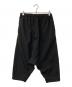 BLACK COMME des GARCONS (ブラックコムデギャルソン) ドローストリング ワイド サルエル ブラック サイズ:S：13000円