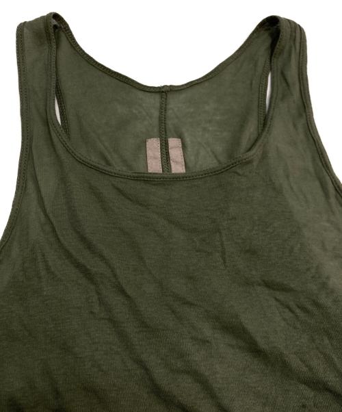 RICK OWENS（リックオウエンス）RICK OWENS (リックオウエンス) BASIC TANKTOP ベーシック タンクトップ グリーン サイズ:Sの古着・服飾アイテム