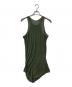 RICK OWENS（リックオウエンス）の古着「BASIC TANKTOP ベーシック タンクトップ」｜グリーン