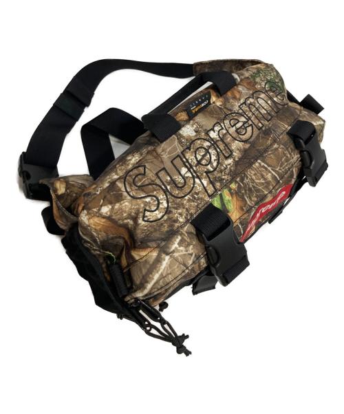 SUPREME（シュプリーム）SUPREME (シュプリーム) Real Tree Camo Waist Bag リアルツリーカモ ウェストバッグ ブラック×カーキの古着・服飾アイテム