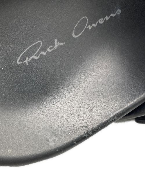 RICK OWENS（リックオウエンス）RICK OWENS (リックオウエンス) MEGALACE MULE GRANOLA　メガレースミュール　サンダル　01E5813 ブラック サイズ:41の古着・服飾アイテム