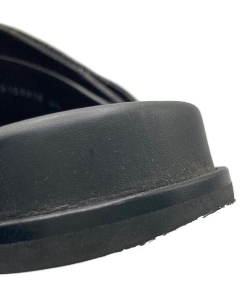 RICK OWENS（リックオウエンス）RICK OWENS (リックオウエンス) MEGALACE MULE GRANOLA　メガレースミュール　サンダル　01E5813 ブラック サイズ:41の古着・服飾アイテム