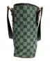 GUCCI (グッチ) GGキャンバスミニトートバック　257250 グリーン：40000円