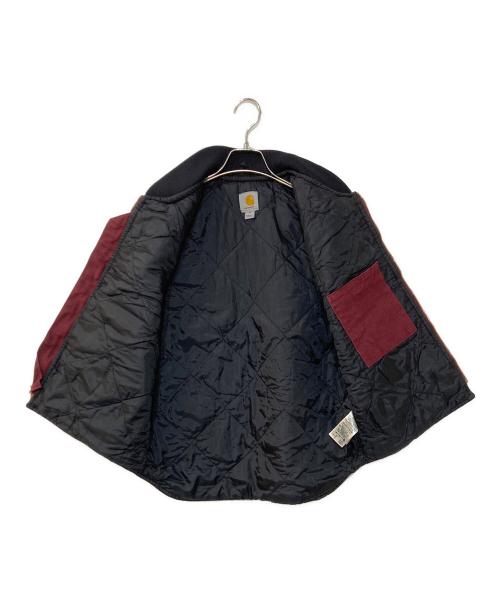 CarHartt（カーハート）CarHartt (カーハート) NCAAロゴ刺繍ダックベスト ボルドー サイズ:Mの古着・服飾アイテム