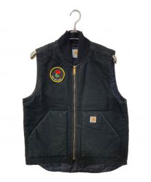 CarHartt（カーハート）の古着「ワッペンダックベスト」｜ブラック