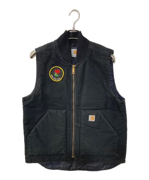 CarHartt（カーハート）CarHartt (カーハート) ワッペンダックベスト ブラック サイズ:Mの古着・服飾アイテム