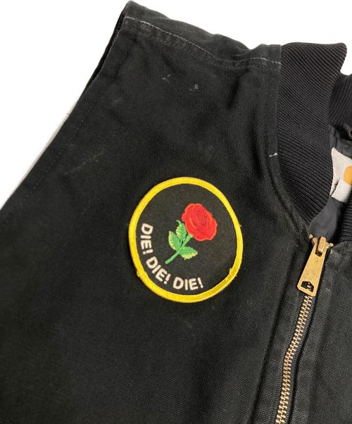 CarHartt（カーハート）CarHartt (カーハート) ワッペンダックベスト ブラック サイズ:Mの古着・服飾アイテム