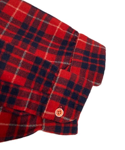 PENDLETON（ペンドルトン）PENDLETON (ペンドルトン) 70’s チェックネルシャツ レッド×ネイビー サイズ:Lの古着・服飾アイテム