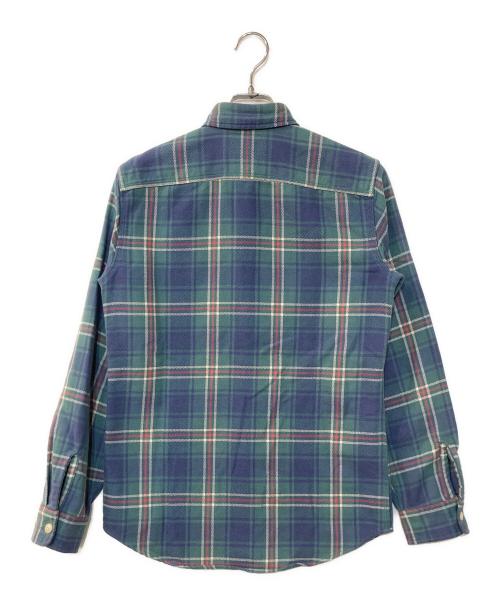 RRL（ダブルアールエル）RRL (ダブルアールエル) チェックシャツ グリーン サイズ:XSの古着・服飾アイテム