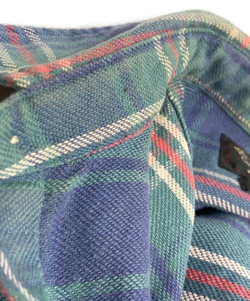 RRL（ダブルアールエル）RRL (ダブルアールエル) チェックシャツ グリーン サイズ:XSの古着・服飾アイテム