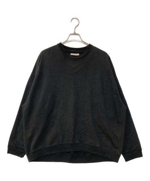 MARKAWARE（マーカウェア）MARKAWARE (マーカウェア) HUGE SWEAT ORGANIC COTTON HEAVY FLEECE クルーネックスウェット ブラック サイズ:1の古着・服飾アイテム