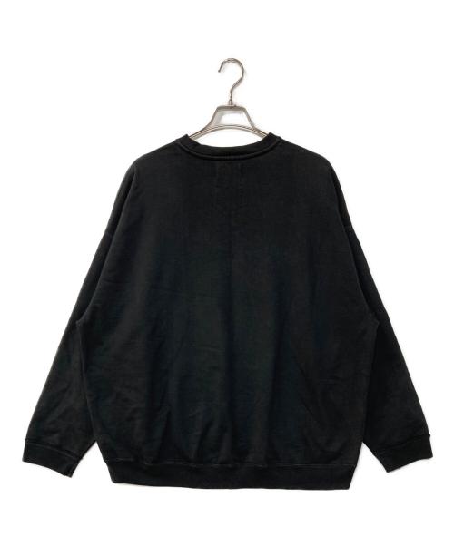 MARKAWARE（マーカウェア）MARKAWARE (マーカウェア) HUGE SWEAT ORGANIC COTTON HEAVY FLEECE クルーネックスウェット ブラック サイズ:1の古着・服飾アイテム