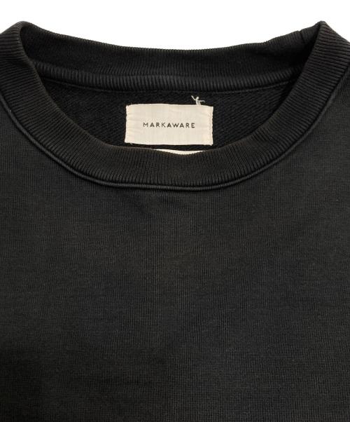 MARKAWARE（マーカウェア）MARKAWARE (マーカウェア) HUGE SWEAT ORGANIC COTTON HEAVY FLEECE クルーネックスウェット ブラック サイズ:1の古着・服飾アイテム