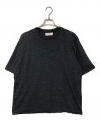 MARKAマーカ）の古着「super 120’s wool CREW NECK TEE ウール Tシャツ」｜ブラック