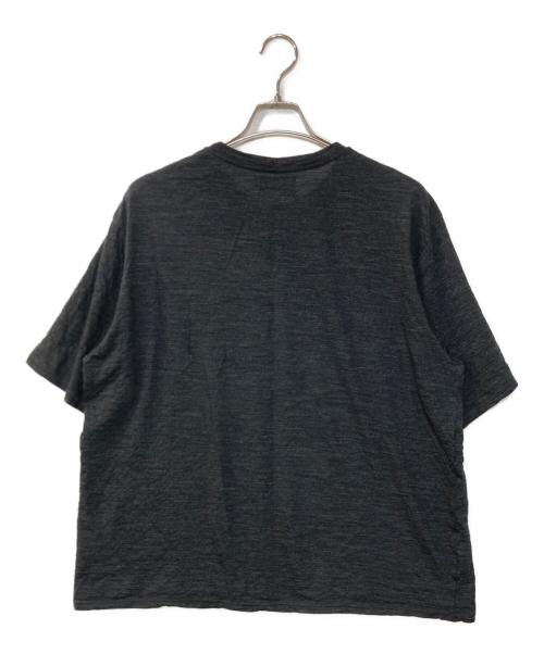 MARKA（マーカ）MARKA (マーカ) super 120’s wool CREW NECK TEE ウール Tシャツ ブラック サイズ:2の古着・服飾アイテム