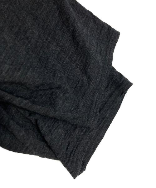 MARKA（マーカ）MARKA (マーカ) super 120’s wool CREW NECK TEE ウール Tシャツ ブラック サイズ:2の古着・服飾アイテム