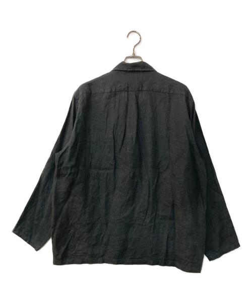 MARKAWARE（マーカウェア）MARKAWARE (マーカウェア) OPEN COLLAR SHIRT HEMP オープンカラーシャツ ブラック サイズ:2の古着・服飾アイテム