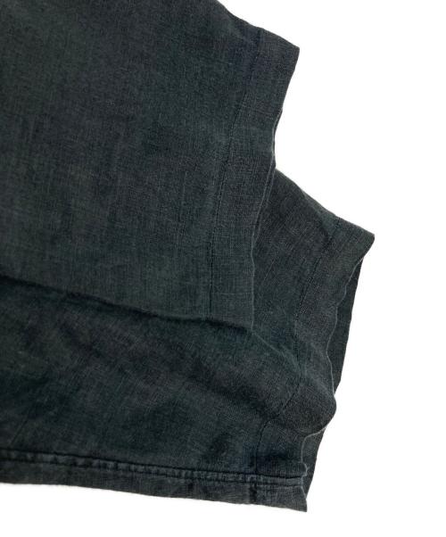 MARKAWARE（マーカウェア）MARKAWARE (マーカウェア) OPEN COLLAR SHIRT HEMP オープンカラーシャツ ブラック サイズ:2の古着・服飾アイテム
